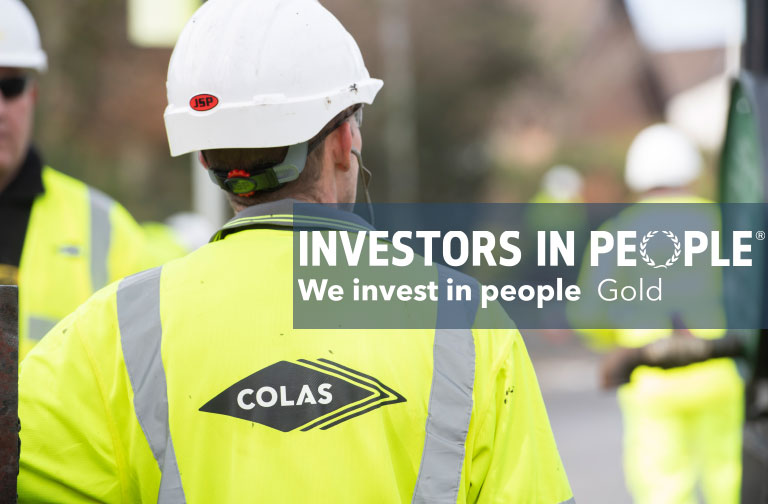 Colas Retains Investors in People Gold Award